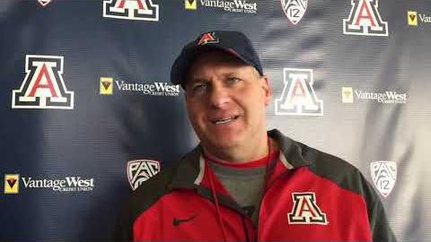 Watch: RichRod on Khalil Tate’s learning curve, ASU intensity, Trevor Wood’s value